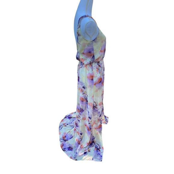 Show Me Your Mumu Kendall Maxi Dress Abers Babers Floral Women's Extra Small - Picture 7 of 15